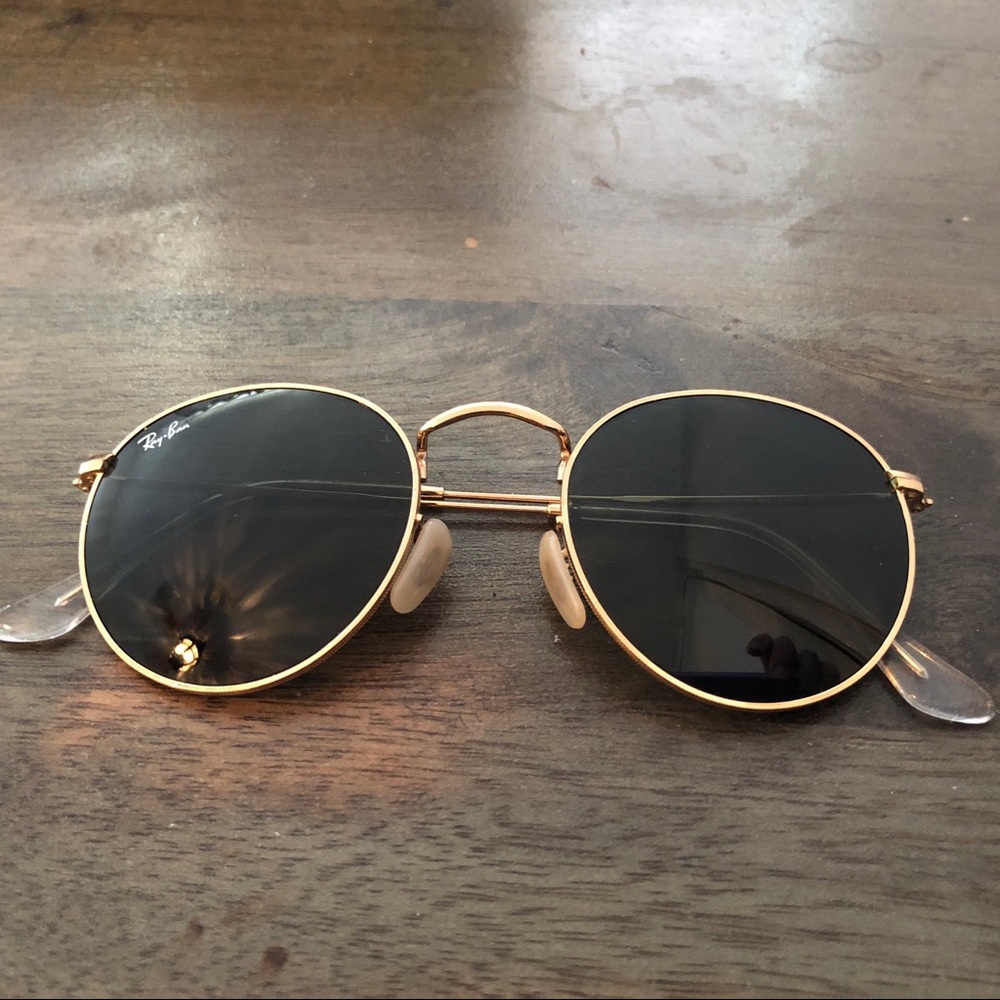 Ray Ban Round Metal Sunglasses